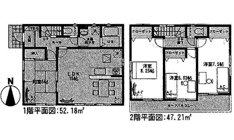 Floor plan. 19.3 million yen, 4LDK, Land area 174.34 sq m , Building area 99.39 sq m