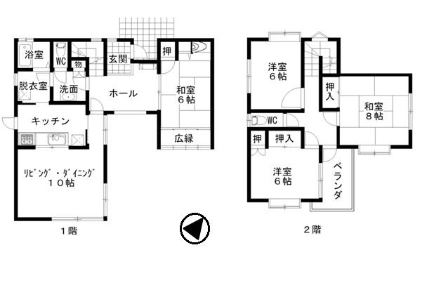 Floor plan. 16,980,000 yen, 4LDK, Land area 188.31 sq m , Building area 112.4 sq m   ◆ 4LDK, 112.40 square meters (about 34 tsubo)