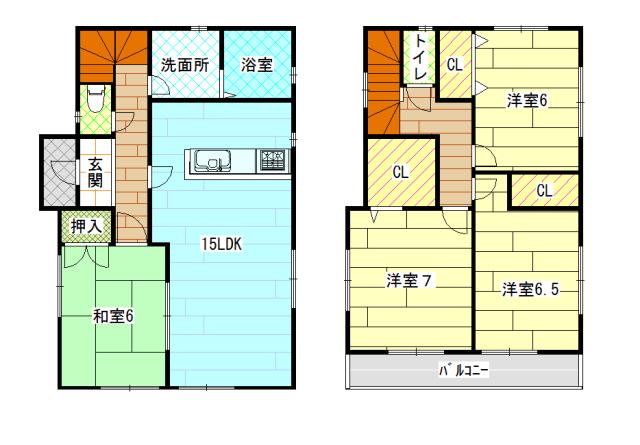 Floor plan. 21.9 million yen, 4LDK + S (storeroom), Land area 160.76 sq m , Building area 98.14 sq m