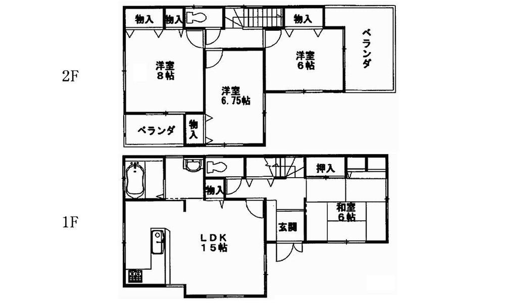 Floor plan. 21.9 million yen, 4LDK, Land area 112.9 sq m , Building area 100.44 sq m