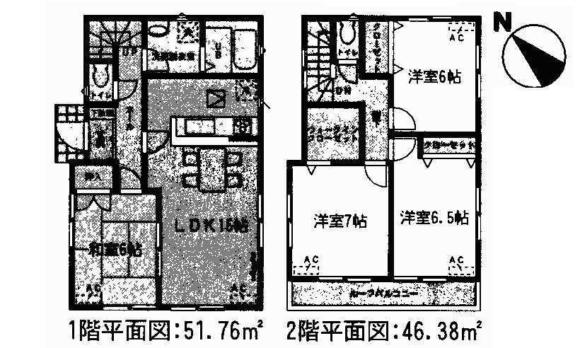 Floor plan. 21.9 million yen, 4LDK, Land area 160.76 sq m , Building area 98.14 sq m