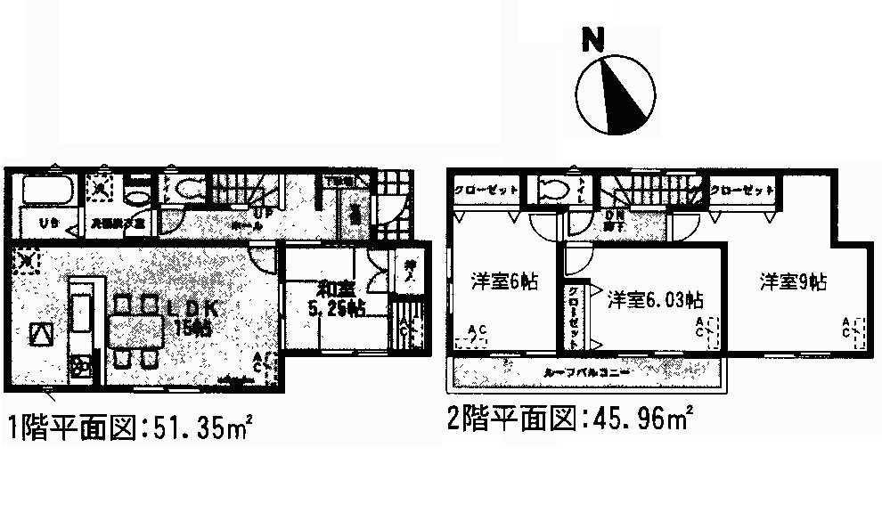 Floor plan. 22,800,000 yen, 4LDK, Land area 160.72 sq m , Building area 97.31 sq m