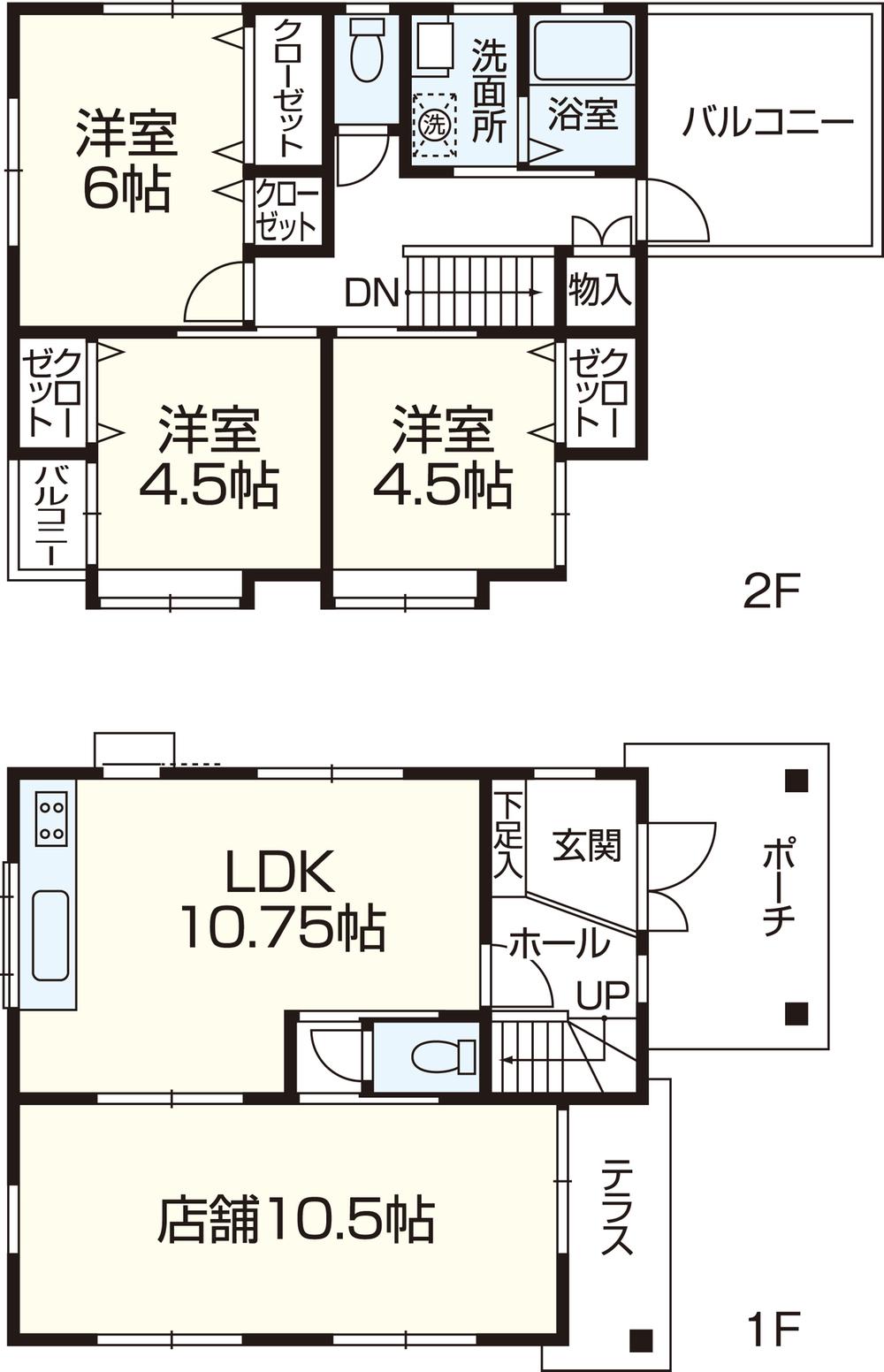 Floor plan. 6.7 million yen, 3LDK, Land area 121.21 sq m , Building area 85.86 sq m