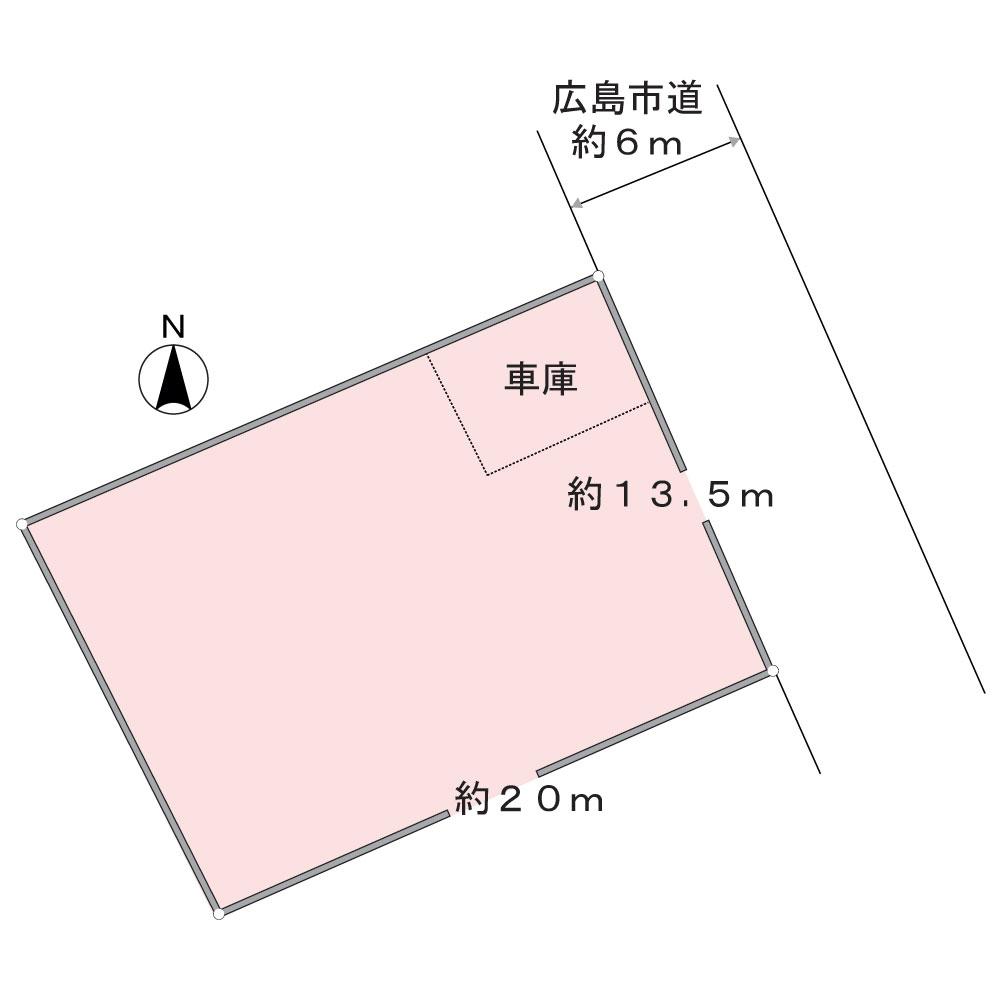 Compartment figure. Land price 5.5 million yen, Land area 298.19 sq m