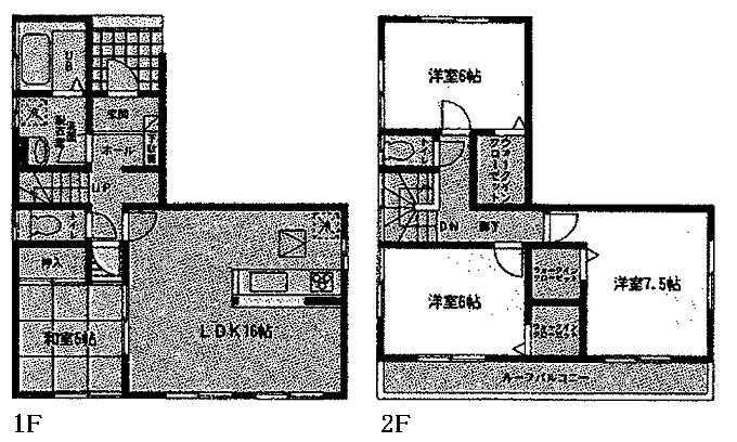 Floor plan. 29,300,000 yen, 4LDK, Land area 153.2 sq m , Building area 96.9 sq m