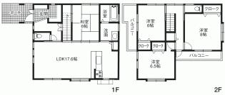 Floor plan. 26,800,000 yen, 4LDK, Land area 130.34 sq m , Building area 106.82 sq m