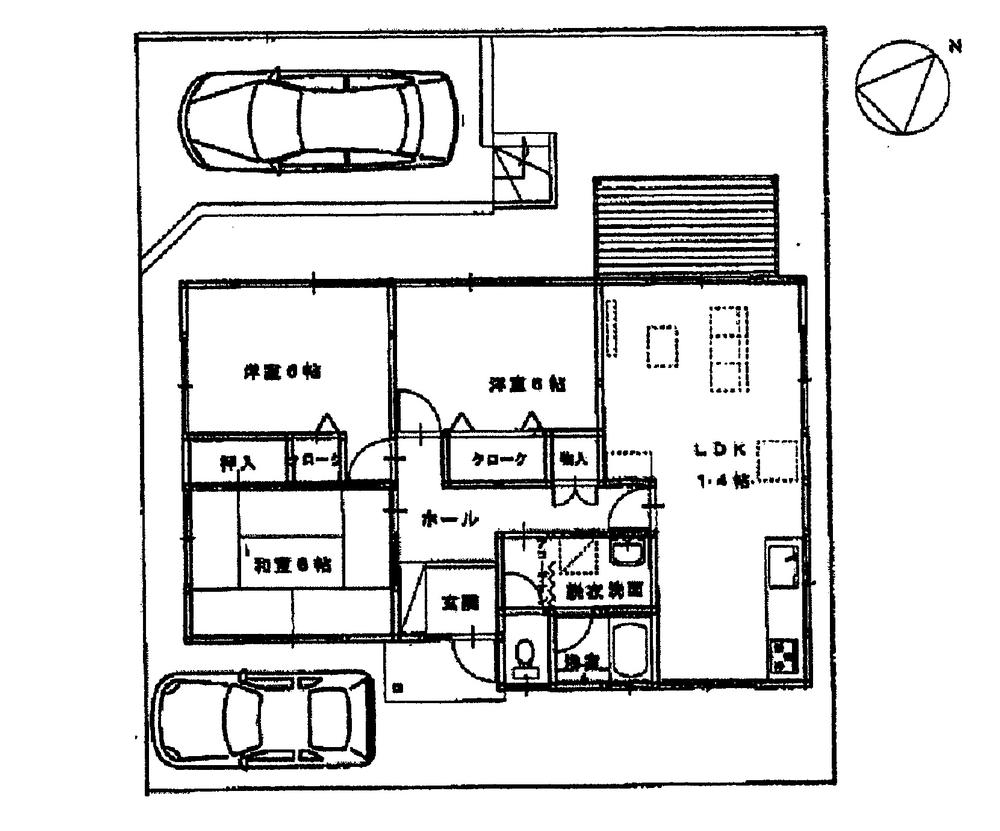 Floor plan. 16.8 million yen, 3LDK, Land area 161.24 sq m , Building area 74.52 sq m