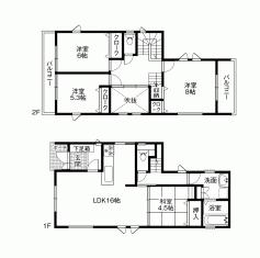 Floor plan. 23.8 million yen, 4LDK, Land area 129.4 sq m , Building area 102.67 sq m