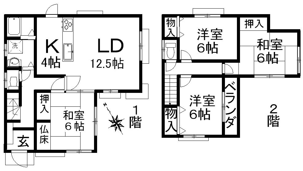 Floor plan. 12 million yen, 4LDK, Land area 135.78 sq m , And a priority the building area 99.62 sq m Current Status