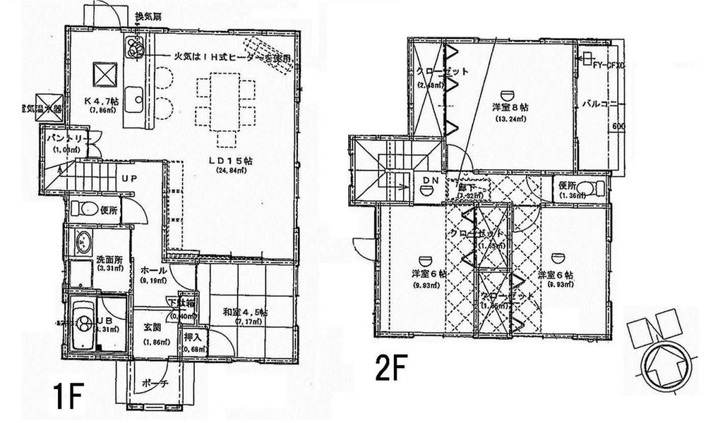 Floor plan. 26,800,000 yen, 4LDK, Land area 216.63 sq m , Building area 106.81 sq m