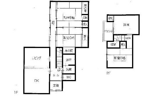Floor plan. 11.8 million yen, 4LDK, Land area 227.55 sq m , Building area 93.56 in sq m ・ Exterior renovated Japanese-style room Tsuzukiai