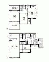 Floor plan. 26,300,000 yen, 4LDK, Land area 171.08 sq m , Building area 115.1 sq m