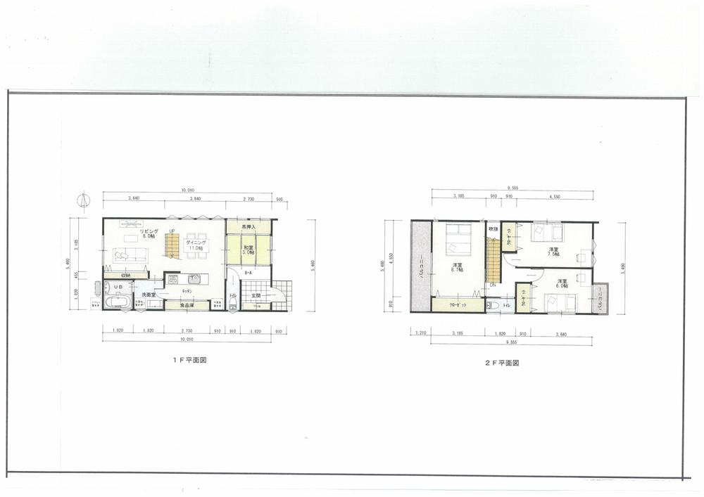 Floor plan. 26,880,000 yen, 4LDK, Land area 134.57 sq m , Building area 105.99 sq m