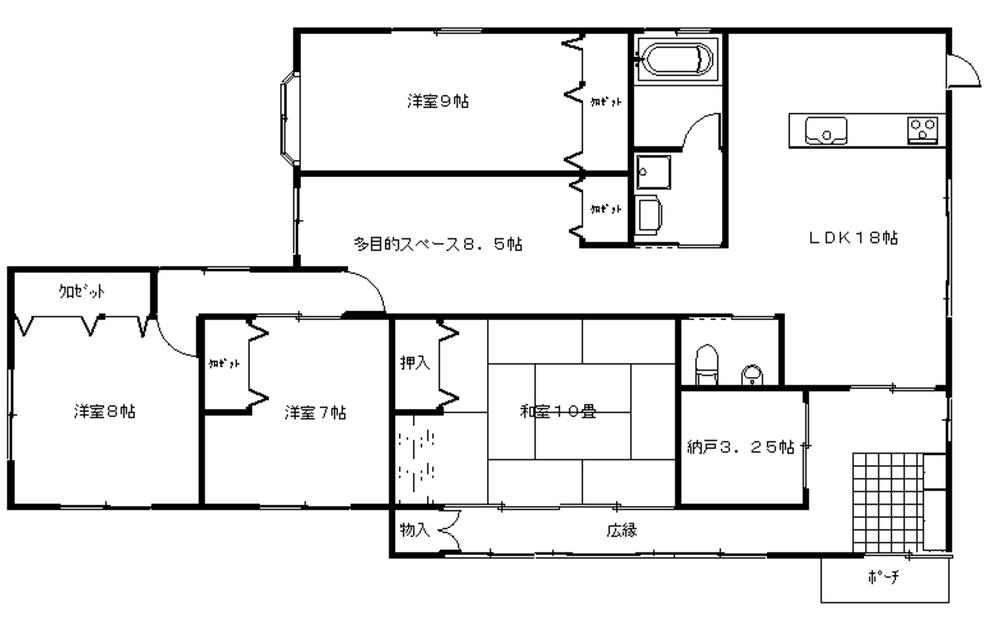Floor plan. 16.8 million yen, 4LDK + S (storeroom), Land area 359.79 sq m , Building area 150.71 sq m drawings
