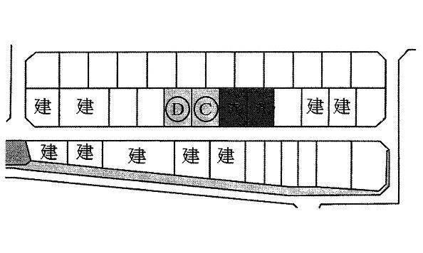 Compartment figure. Land price 15 million yen, Land area 165.33 sq m    Facing south