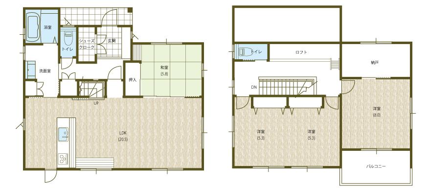 Floor plan. (No.7-4), Price 22,700,000 yen, 3LDK, Land area 181.88 sq m , Building area 121.97 sq m