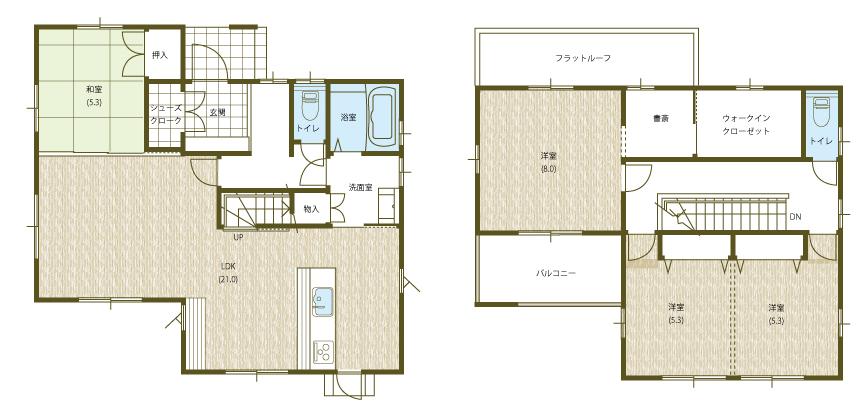 Floor plan. (No.7-3), Price 22,800,000 yen, 4LDK, Land area 181.8 sq m , Building area 124.21 sq m