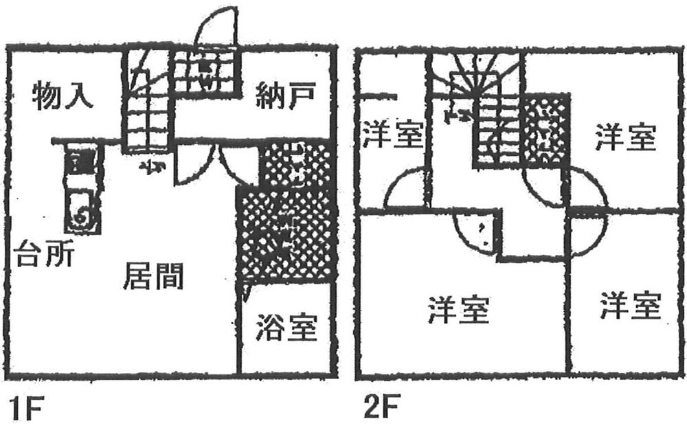 Floor plan. 17.6 million yen, 4LDK + S (storeroom), Land area 174.14 sq m , Wide dwelling of the building area 98 sq m 4LDK + S.