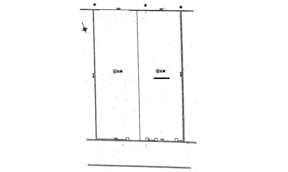 Compartment figure. Land price 23.8 million yen, Land area 139.29 sq m south-facing