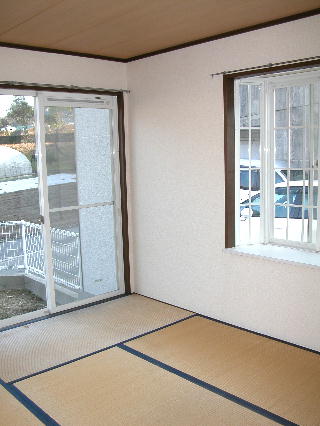 Living and room. Bright living room with a bay window