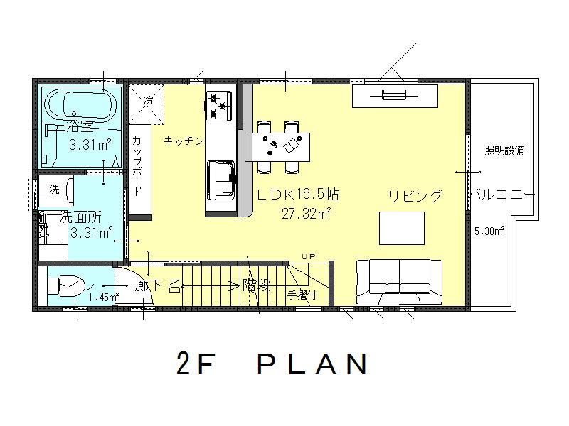 Floor plan. 28,900,000 yen, 4LDK, Land area 105.68 sq m , Building area 105.15 sq m 2F