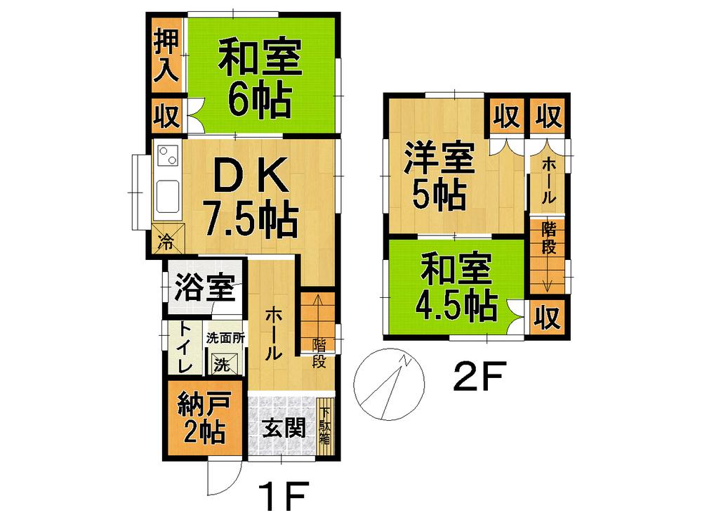 Floor plan. 13.8 million yen, 3DK + S (storeroom), Land area 81.77 sq m , If the building area 65.84 sq m drawings and the present situation is different, It will be allowed to priority current state. Please acknowledge.