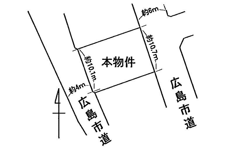 Compartment figure. Land price 12.9 million yen, Land area 165 sq m    No construction conditions
