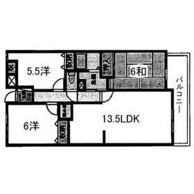 Floor plan. 3LDK, Price 10.8 million yen, Occupied area 66.58 sq m