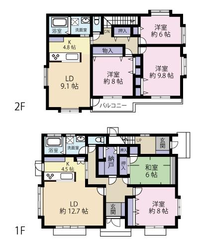 Floor plan. 31.5 million yen, 5LDK + S (storeroom), Land area 217.39 sq m , Building area 176.79 sq m LDK17.2 Pledgeese-style room 6 quires, Hiroshi 8 pledge, Storeroom 2.5 Pledge LDK13.9 Pledge, Hiroshi 9.8 Pledge, Hiroshi 8 pledge, Hiroshi 6 Pledge