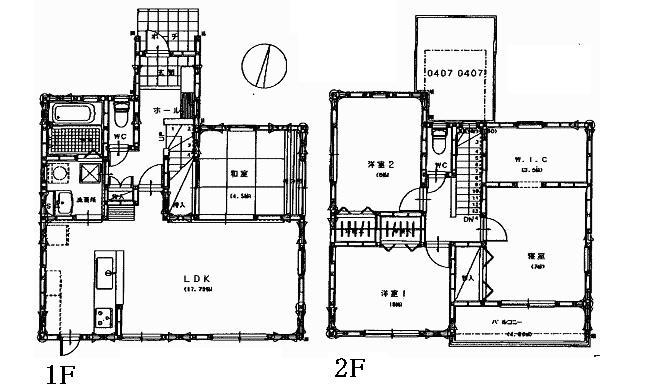 Floor plan. 23.8 million yen, 4LDK, Land area 170.31 sq m , Building area 103.91 sq m   All-electric IH system kitchen