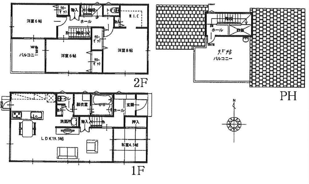 Floor plan. 30,800,000 yen, 4LDK + S (storeroom), Land area 135.12 sq m , Building area 115.09 sq m