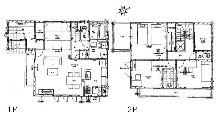 Floor plan. 32,900,000 yen, 4LDK, Land area 109.03 sq m , Building area 110.13 sq m   All-electric Cute