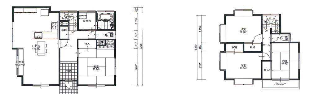 Floor plan. 23,100,000 yen, 4LDK, Land area 218.82 sq m , Building area 124.06 sq m