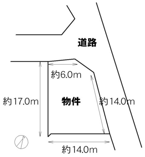 Compartment figure. Land price 16,900,000 yen, Land area 203.66 sq m