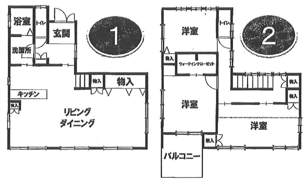 Floor plan. 18,800,000 yen, 3LDK, Land area 170.76 sq m , Building area 115.97 sq m 3LDK House (built shallow properties) spacious living room of about 23.8 sq m.