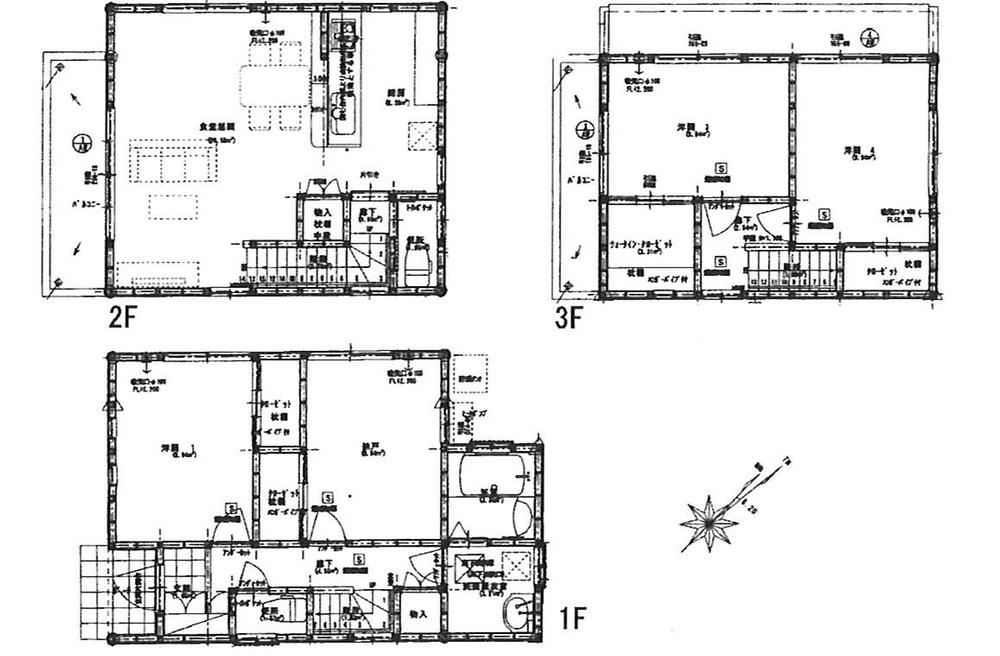 Floor plan. 27.5 million yen, 4LDK, Land area 101.12 sq m , Building area 103.5 sq m