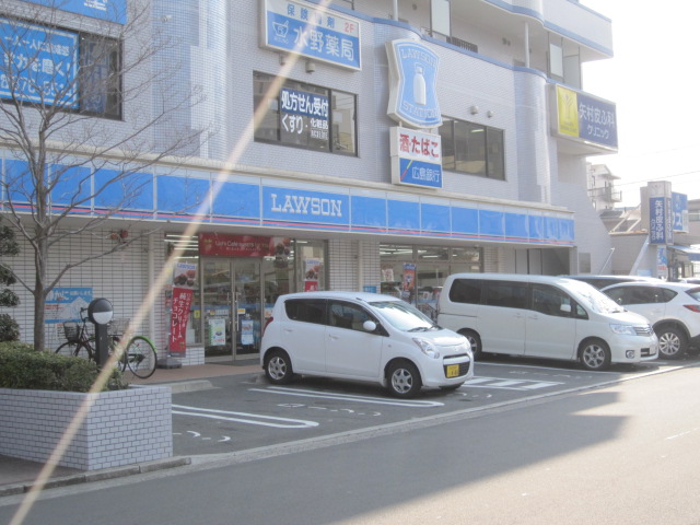 Convenience store. Lawson Hiroshima Nakasuji 2-chome up (convenience store) 88m