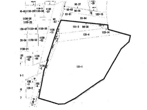 Compartment figure. Land price 12 million yen, Land area 2786.8 sq m