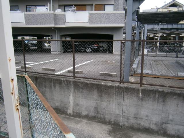 Parking lot. Common areas