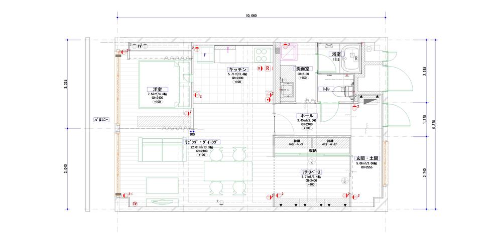 Floor plan. 1LDK + S (storeroom), Price 14.9 million yen, Occupied area 68.83 sq m , Balcony area 8.25 sq m