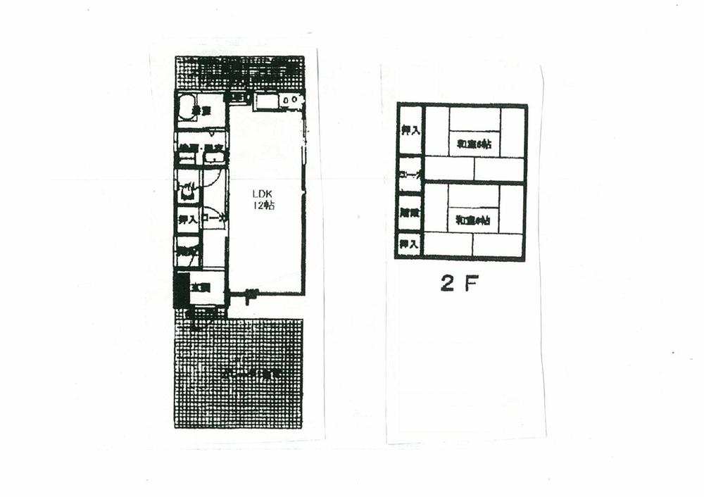 Floor plan. 10.8 million yen, 2LDK, Land area 81 sq m , Building area 56.23 sq m