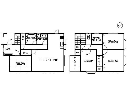 Floor plan. 24,700,000 yen, 4LDK, Land area 495 sq m , Building area 112.6 sq m   ※ Floor Plan current state priority