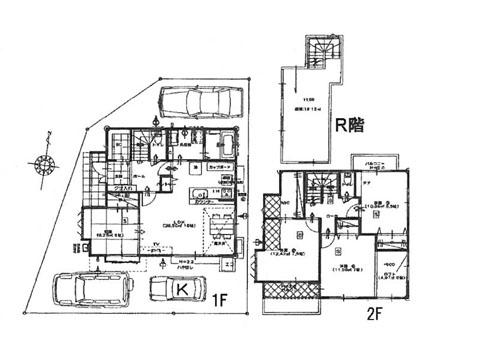 Floor plan. 32,800,000 yen, 4LDK, Land area 135.38 sq m , Building area 107.65 sq m