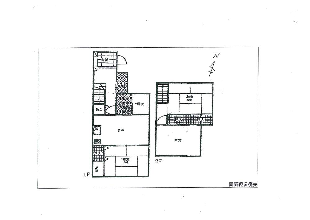 Floor plan. 8.8 million yen, 3DK, Land area 101.54 sq m , Building area 67.89 sq m fully renovated already