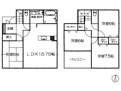 Floor plan. 28.8 million yen, 4LDK, Land area 113.88 sq m , Building area 95.58 sq m   ※ Floor Plan current state priority