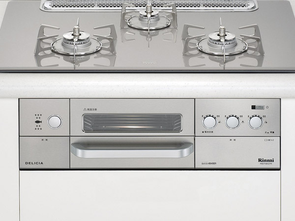 Kitchen.  [Glass top gas stove] Excellent stove prevent scorching due boiled spilled. Sleek design is a matter of course, Since the heat off glass top dirt is clean just wipe. (Less than, All amenities are the same specification)
