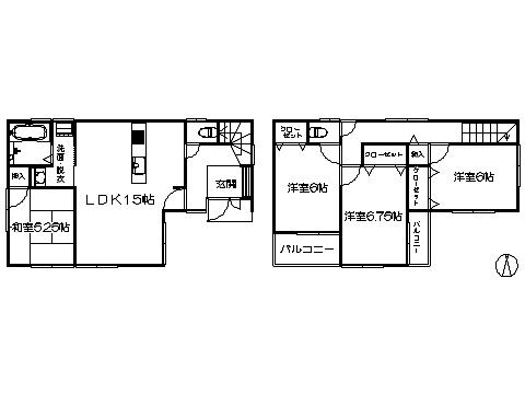 Floor plan. 23.8 million yen, 4LDK, Land area 100.45 sq m , Building area 93.14 sq m   ※ Drawing current state priority