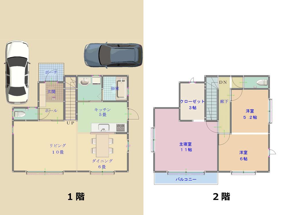 Floor plan. 23,900,000 yen, 3LDK + S (storeroom), Land area 182.71 sq m , Building area 101.84 sq m