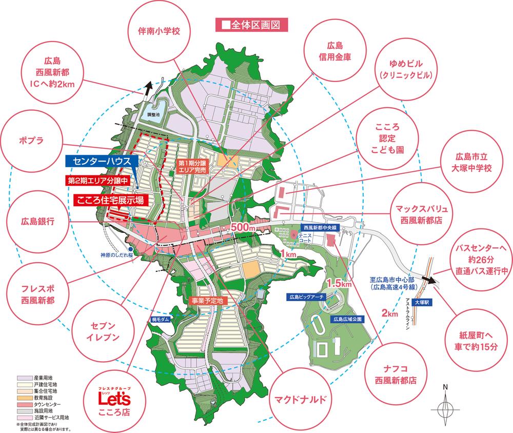 Local guide map. The entire compartment Figure