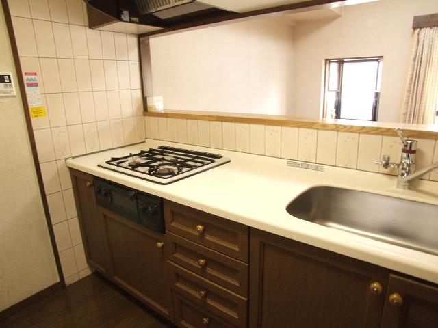 Kitchen. The kitchen is plenty of storage.